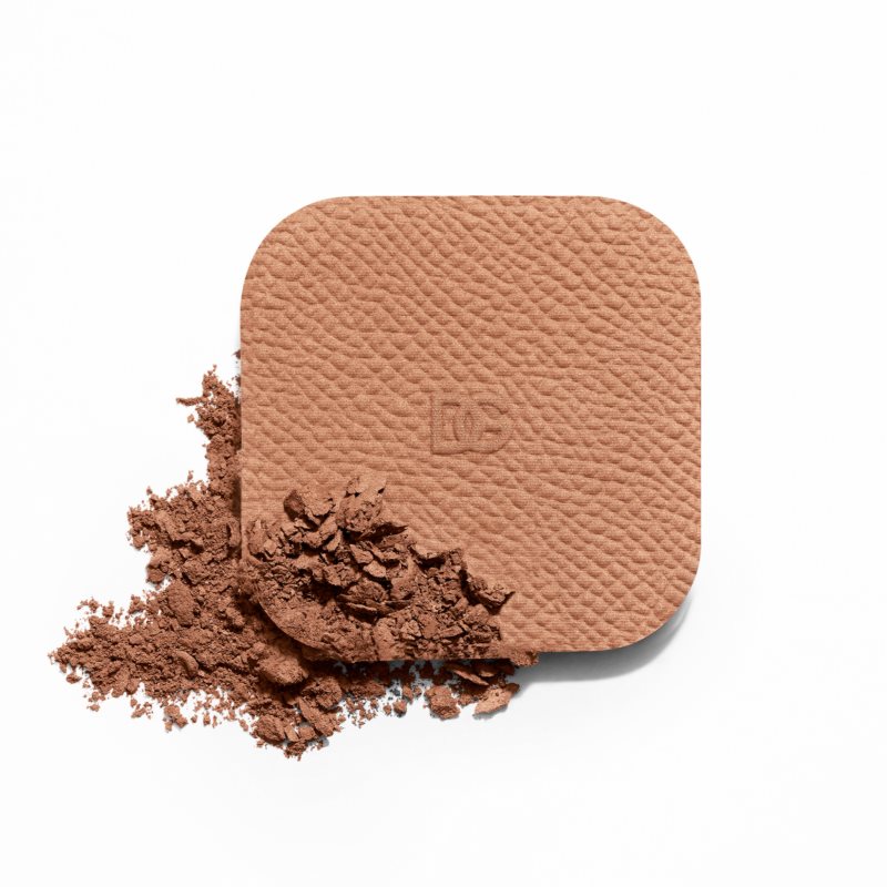 Dolce&Gabbana Classic Face&Eyes Match bronzer náhradná náplň odtieň 02 Light Medium - Warm Neutral-toned Dark Beige 14 g (obrázok 3)