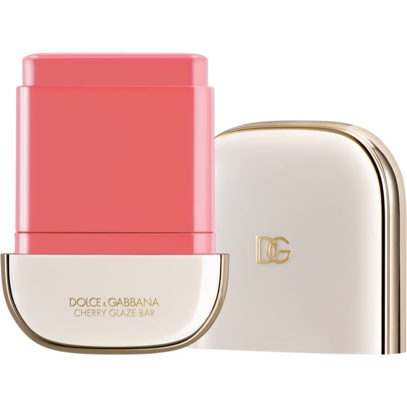 Dolce&Gabbana Cherry Glaze Bar στερεό κρεμώδες ρουζ σε στικ απόχρωση 01 Demure Rose - Soft Rose 11 γρ