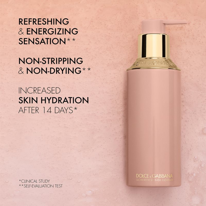 Dolce&Gabbana Fresh Skin Glow-Refresh Basil Cleanser hydratační čisticí gel 150 ml (obrázek 3)