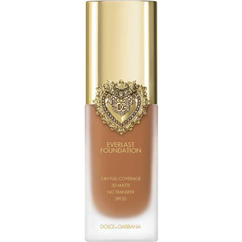 Dolce&Gabbana Flawless Everlast Foundation intenzivně krycí make-up s dlouhotrvajícím efektem SPF 20 odstín 25W Medium Deep 27 ml