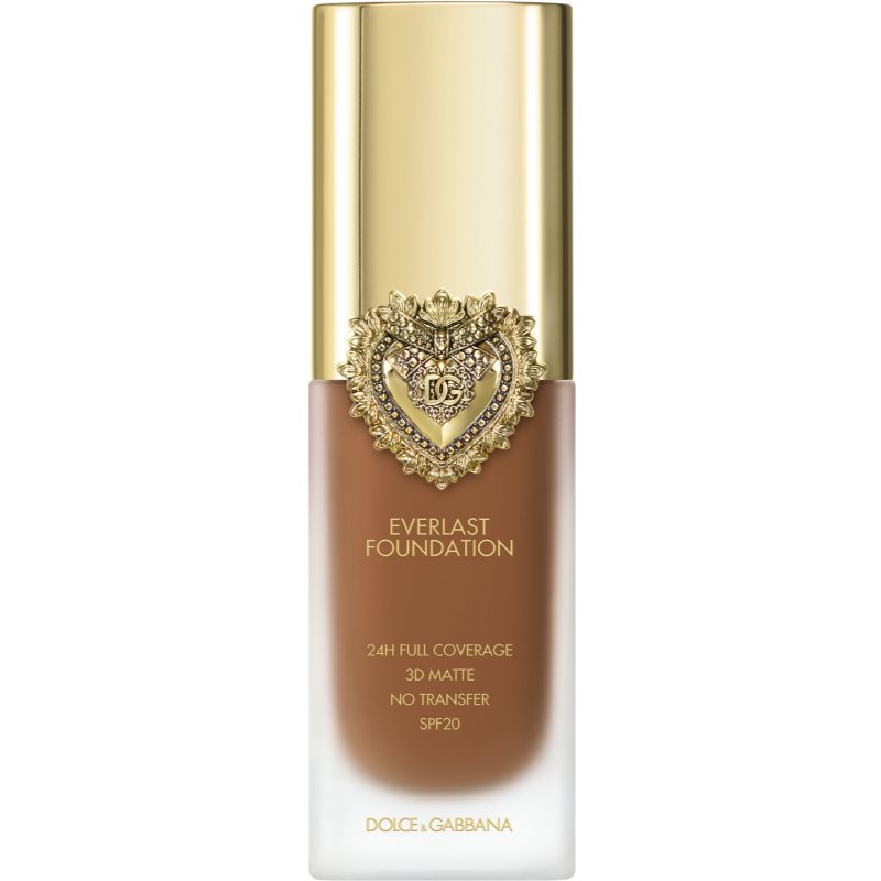 Dolce&Gabbana Dolce&Gabbana Flawless Everlast Foundation εντατικά καλυπτικό μακιγιάζ μακράς διαρκείας SPF 20 απόχρωση 30N Medium Deep 27 ml