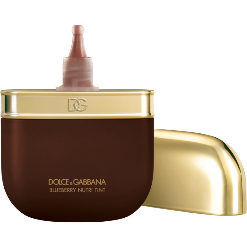 Dolce&Gabbana Dolce&Gabbana Fresh Blueberry Nutri-Tint λαμπρυντική κρέμα τονισμού απόχρωση 40C Deep 30 ml