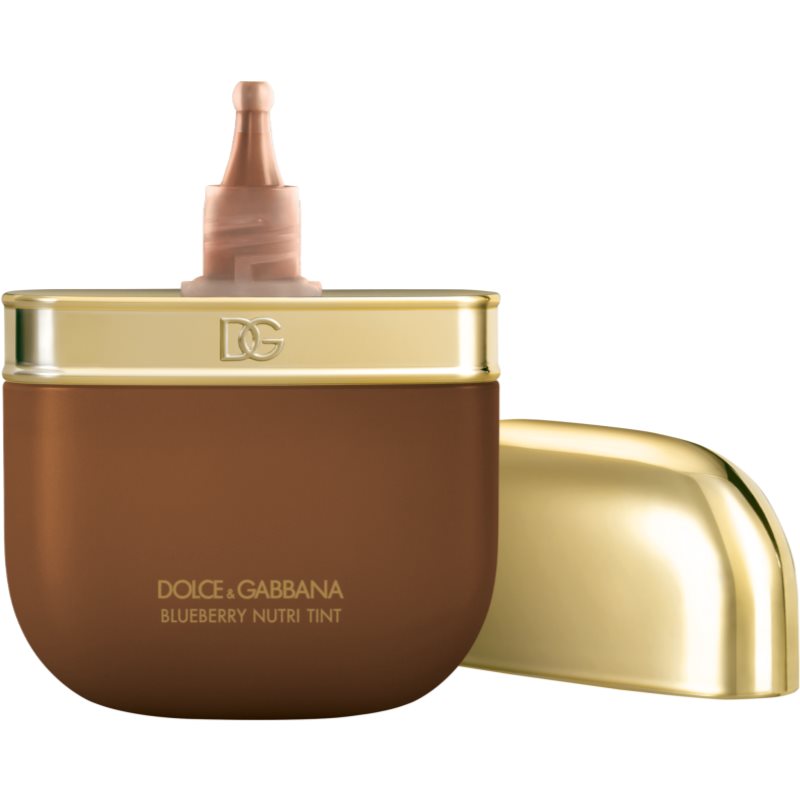 Dolce&Gabbana Fresh Blueberry Nutri-Tint rozjasňující tónovací krém odstín 34W Deep 30 ml