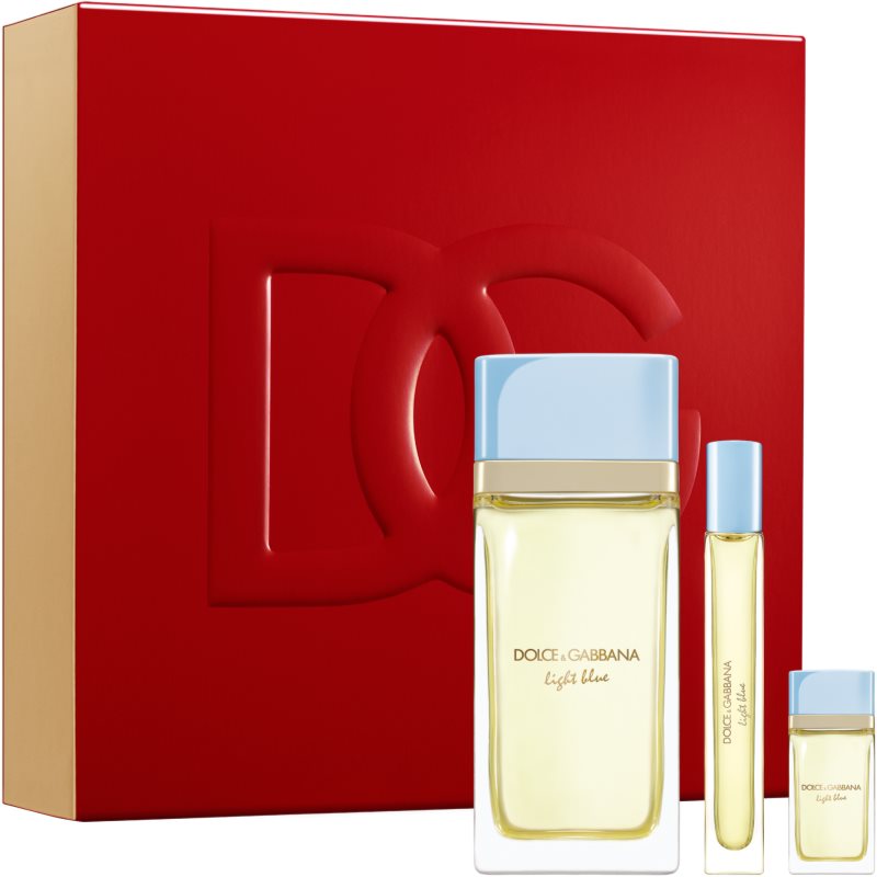 Dolce&Gabbana Light Blue EDP Trio Gift Set подаръчен комплект за жени