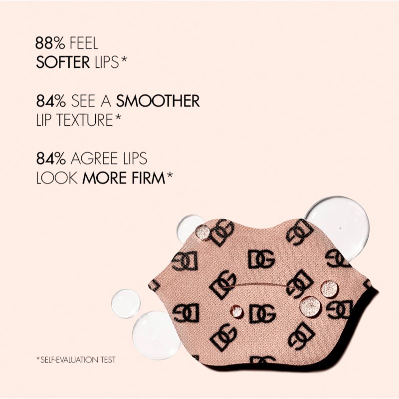 Dolce&Gabbana Fresh Skin Nouri-Kiss Petal Lip Patches hydrogelová maska na rty s vyživujícím účinkem 5x2.1 g (obrázek 4)