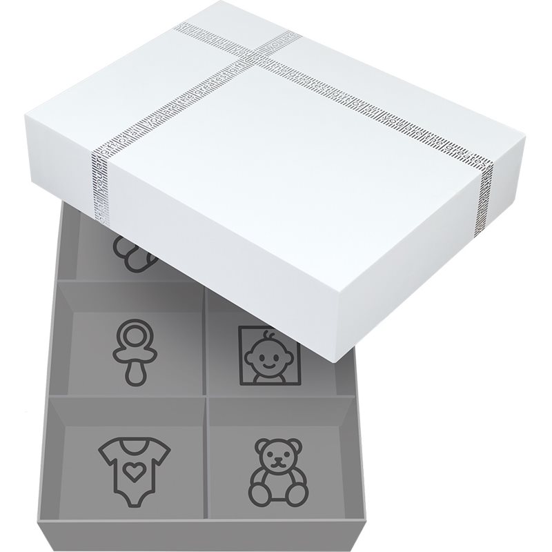 Dooky Luxury Memory Box Ornament Kit Baby Imprint Kit 1 Pc
