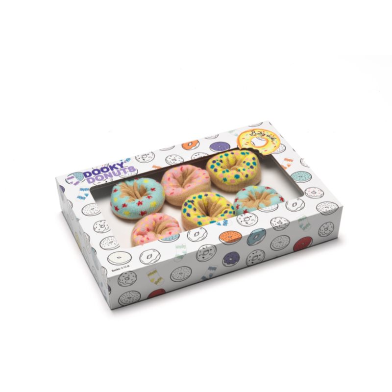 Dooky Gift Donuts nogavice za dojenčke Tutti Frutti 0-12 m 2 kos