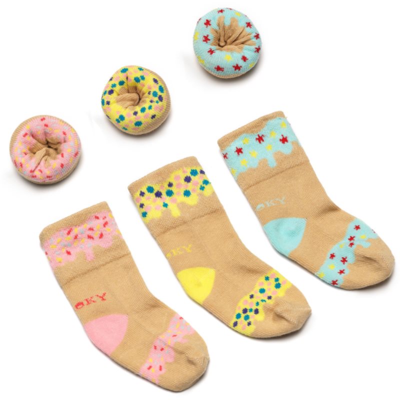 Dooky Gift Donuts Socks For Babies Tutti Frutti 0-12 M 2 Pc