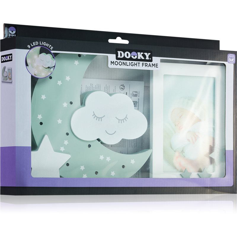 Dooky Luxury Memory Box Triple Frame Printset dekorativ ram med LED-belysning Olive 1 st. female