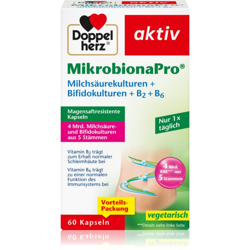 Doppelherz Doppelherz Aktiv MikrobionaPro® Kapseln zur Verdauungsförderung 66 g