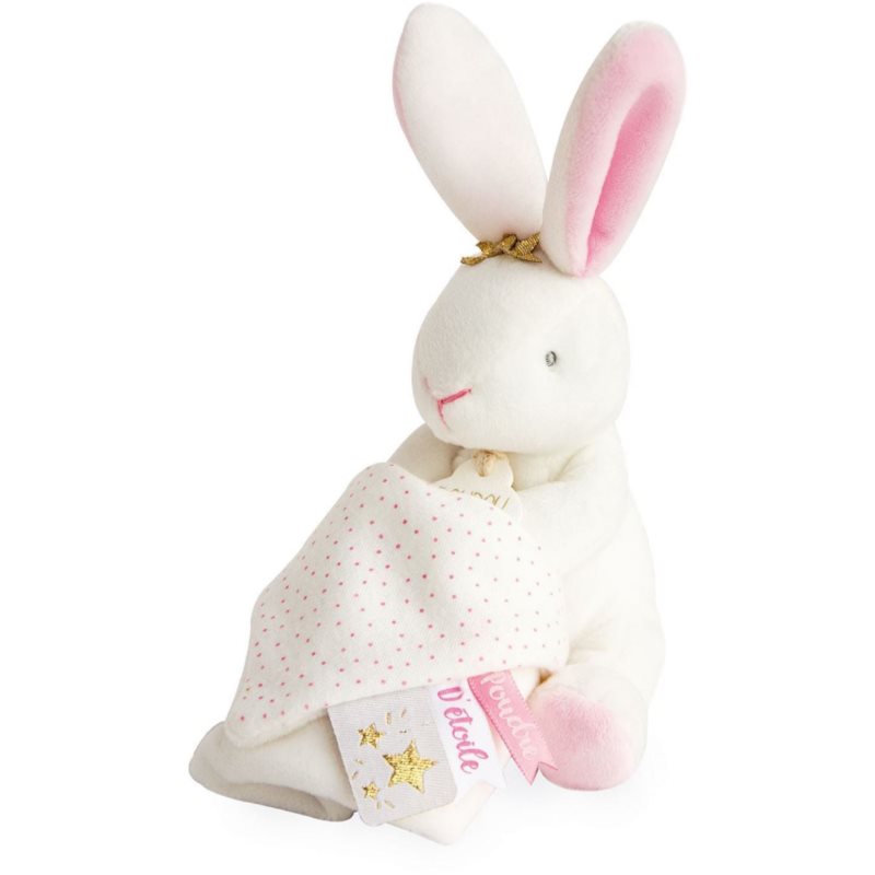 Doudou Gift Set Bunny Rabbit Plüschspielzeug für Kinder ab der Geburt White Rabbit 1 St.