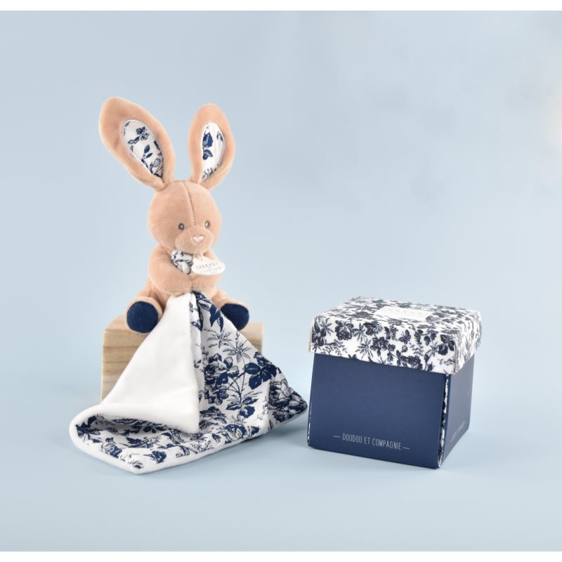 Doudou Gift Set Blue Rabbit Coffret Cadeau 1 Pcs