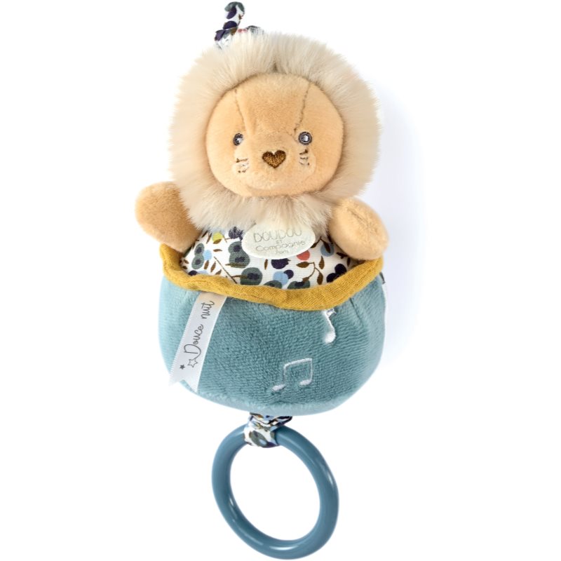 Doudou Gift Set Soft Toy with Music Box plyšová hračka s melódiou Lion 1 ks