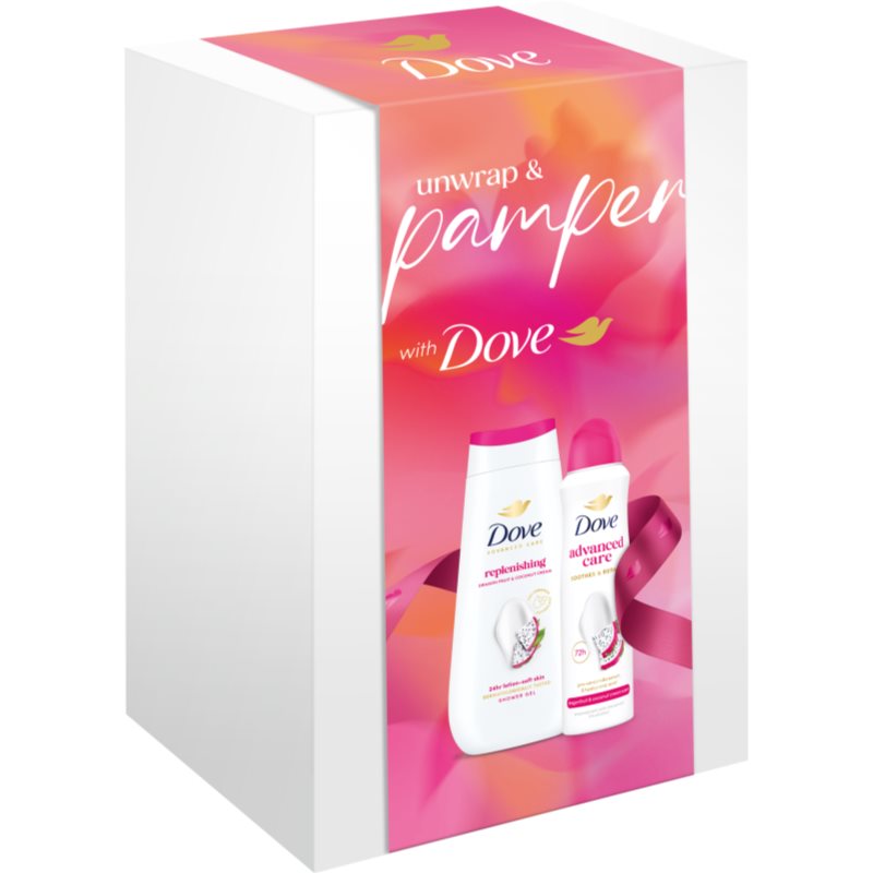 Dove Advanced Care Unwrap & Pamper gift set for women