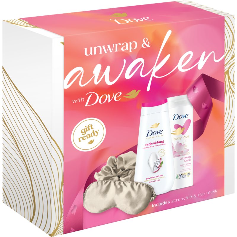 Dove Unwrap & Awaken gift set for women