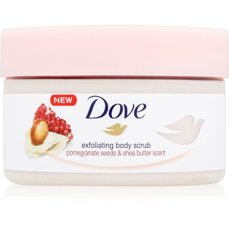 

Dove Exfoliating Body Scrub Pomegranate Seeds & Shea Butter лікувальний пілінг для тіла
