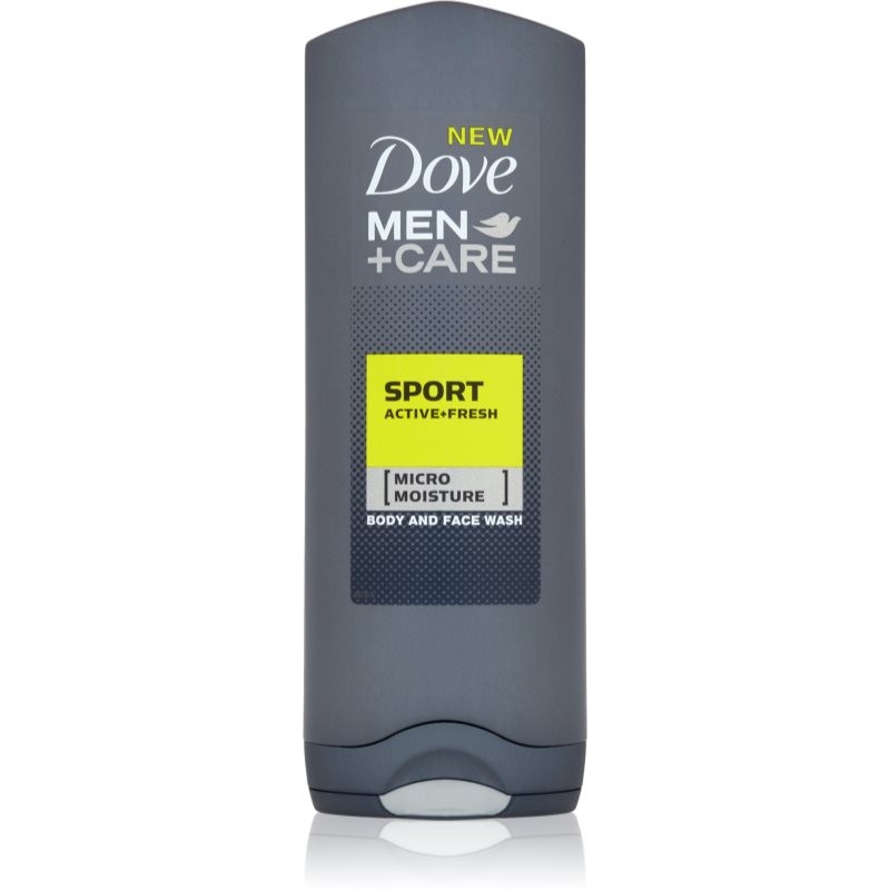 Dove Men Care Active   Fresh gel za prhanje za telo in obraz 250 ml