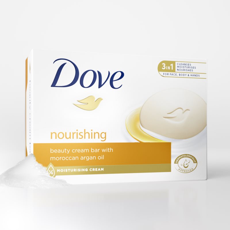 Dove Cream Oil Feinseife mit Arganöl 4x90 g