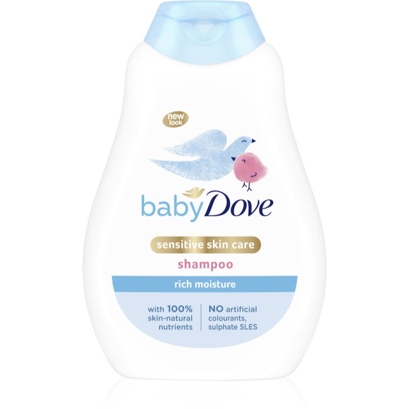Dove Baby Rich Moisture sampon a gyermek fejbőrre 400 ml