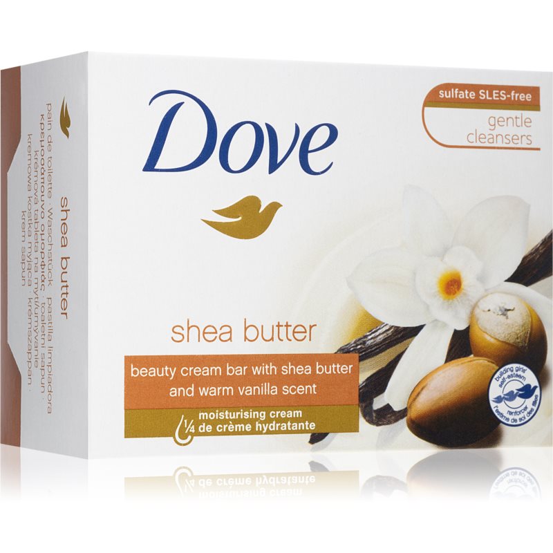 E-shop Dove Shea Butter & Vanilla čisticí tuhé mýdlo 90 g