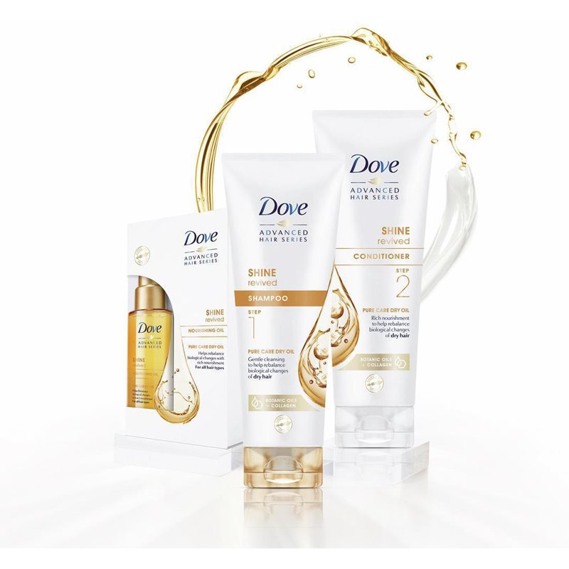 Dove Advanced Hair Series Pure Care Dry Oil кондиціонер для сухого та тьмяного волосся 250 мл