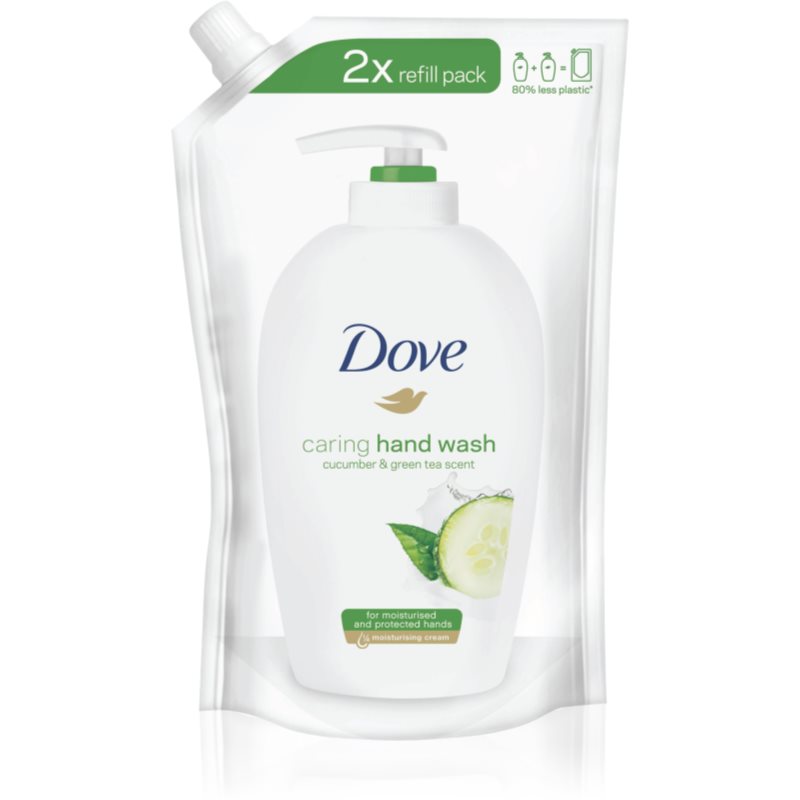 Dove Go Fresh Fresh Touch tekoče milo nadomestno polnilo kumara in zeleni čaj 500 ml