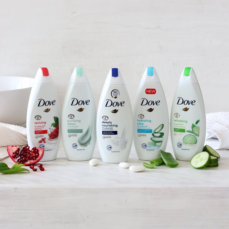 Dove Purifying Detox Green Clay Body Wash 500 Ml