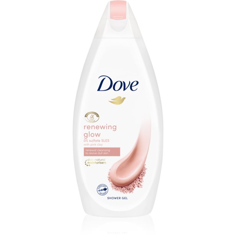 Dove Renewing Glow Pink Clay поживний гель для душу 500 мл