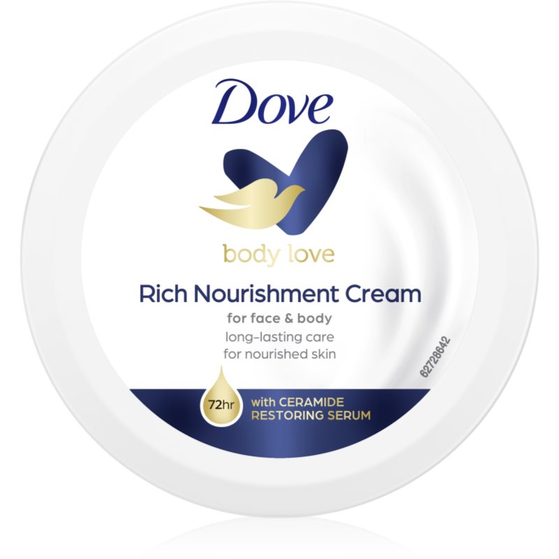 Dove Body Love Rich Nourishing Cream nährende Creme mit Kokos 75 ml