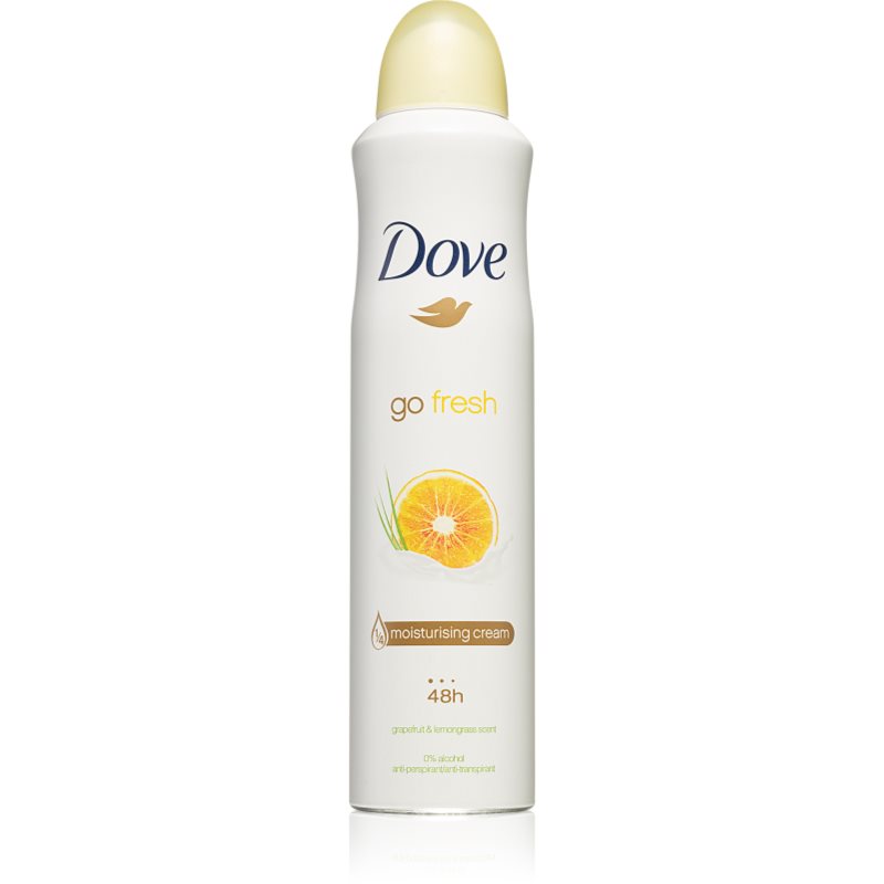 

Dove Go Fresh Grapefruit & Lemongrass антиперспірант спрей 48 годин