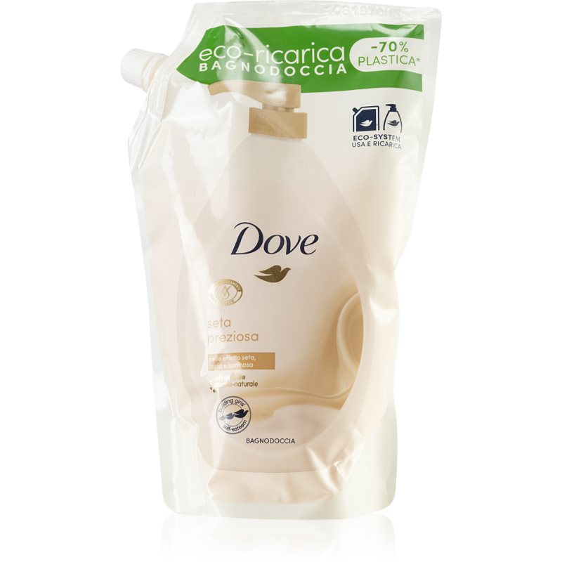 Dove Nourishing Silk крем для ванни та душу змінне наповнення 720 мл