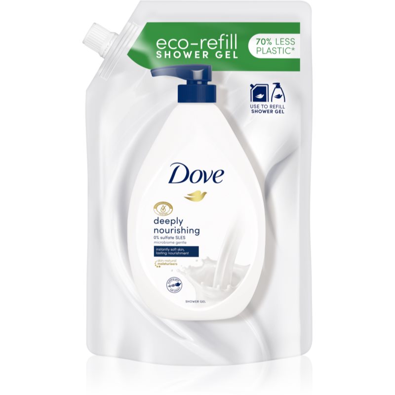 Dove Deeply Nourishing vyživující sprchový gel náhradní náplň 720 ml
