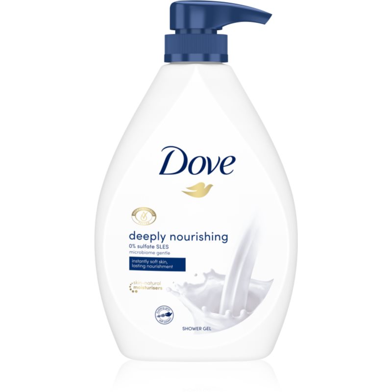 Dove Deeply Nourishing vyživující sprchový gel s pumpičkou 720 ml