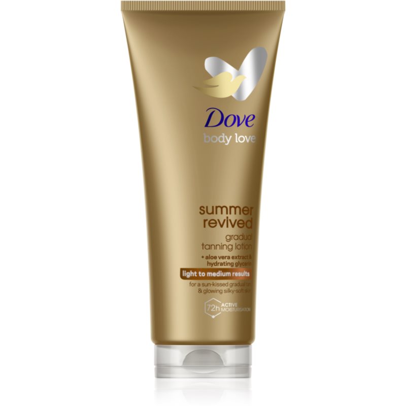 E-shop Dove DermaSpa Summer Revived samoopalovací tělové mléko odstín Light to Medium 200 ml