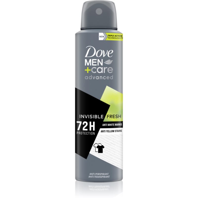 Dove Men+Care Antiperspirant antyperspirant w sprayu 72 godz. Invisible Fresh 150 ml
