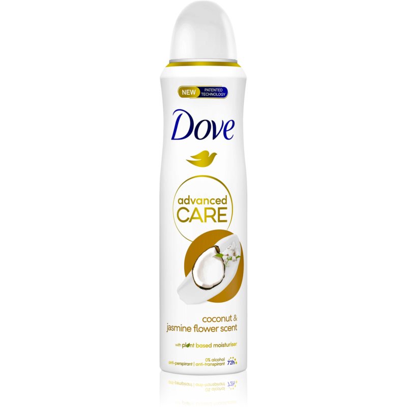 Dove Advanced Care Antiperspirant antiperspirant v spreji 72h Coconut & Jamine Flower 150 ml