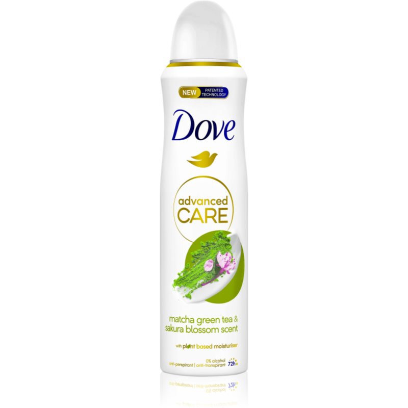 Dove Advanced Care Antiperspirant антиперспірант 72 год. Matcha Green Tea & Sakura Blossom 150 мл