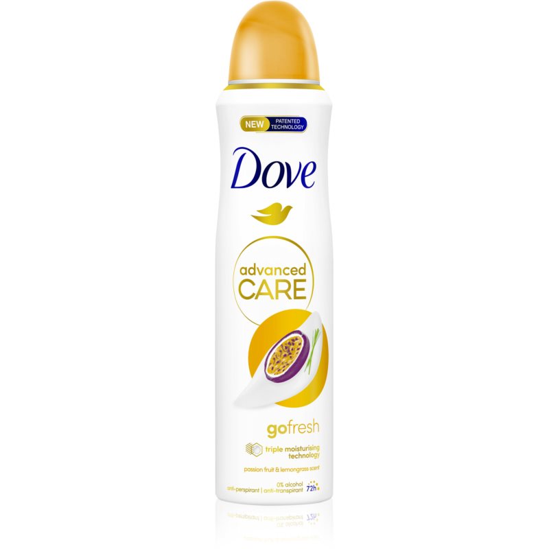 Dove Advanced Care Go Fresh antiperspirant 72 ore Passion Fruit & Lemongrass 150 ml