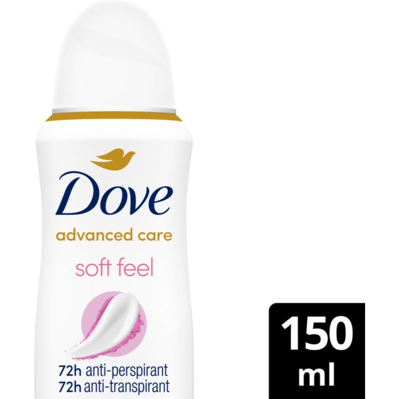 Dove Advanced Care Soft Feel antiperspirant in a spray 150 ml