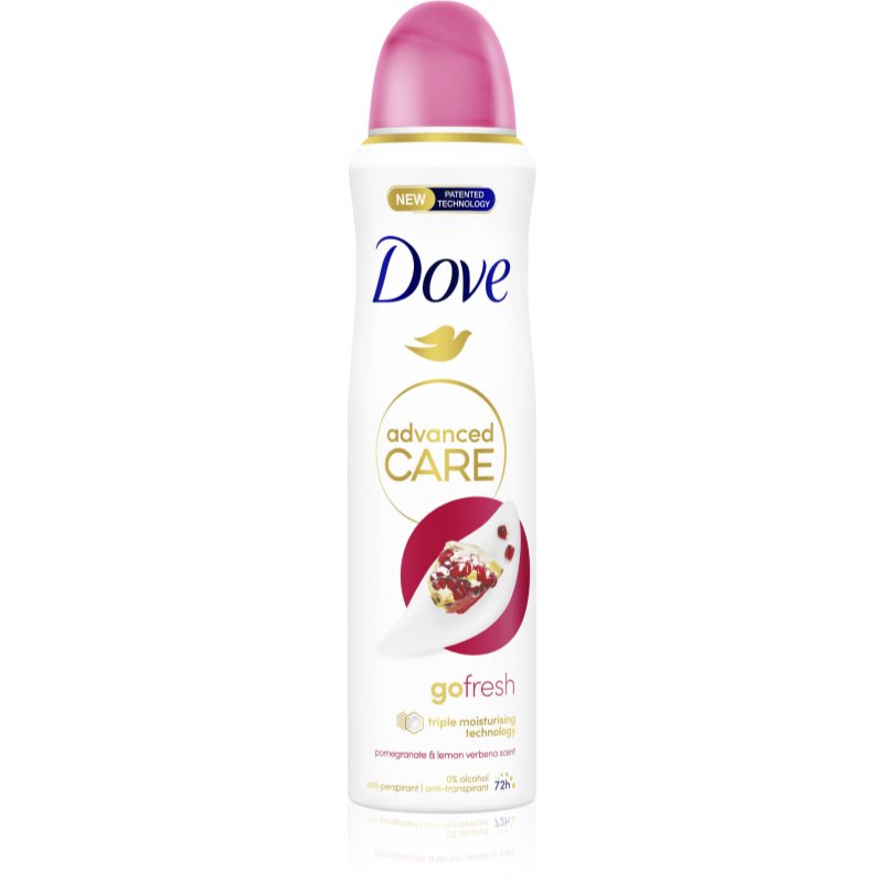 Dove Advanced Care Go Fresh Antiperspirant ohne Alkohol Pomegranate & Lemon Verbena 200 ml