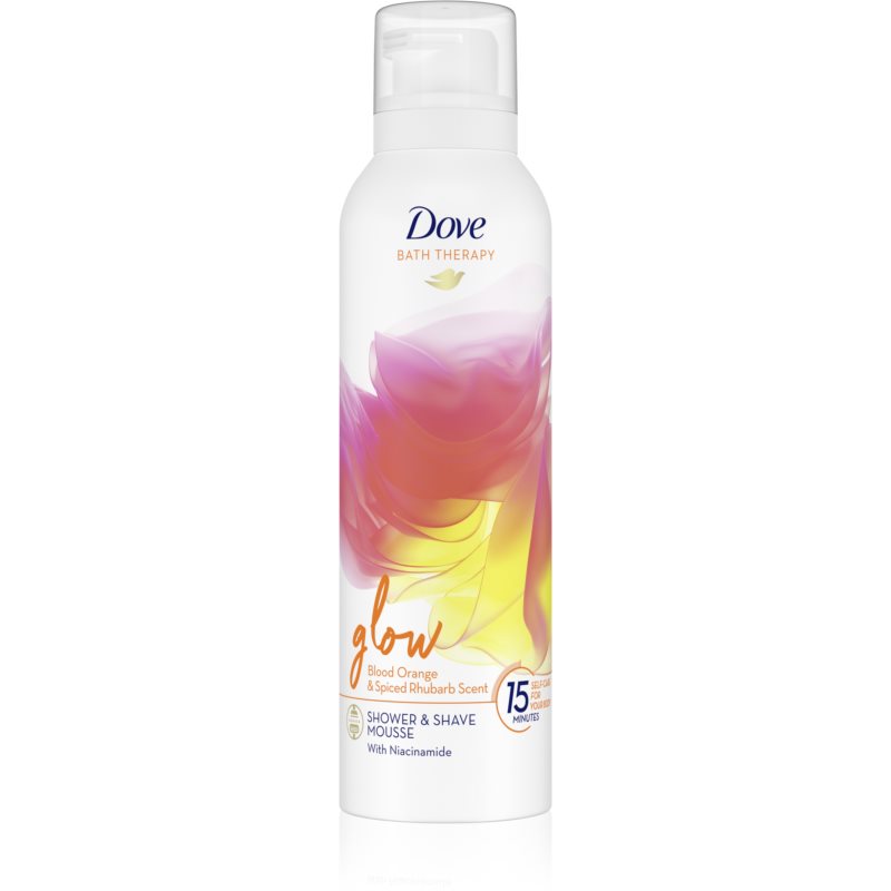 Dove Bath Therapy Glow sprchová pena Blood Orange & Rhubarb 200 ml