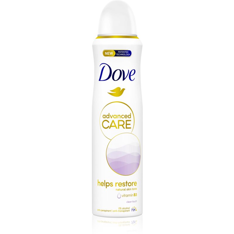 Dove Advanced Care Helps Restore antiperspirant bez alkoholu Clean Touch 150 ml