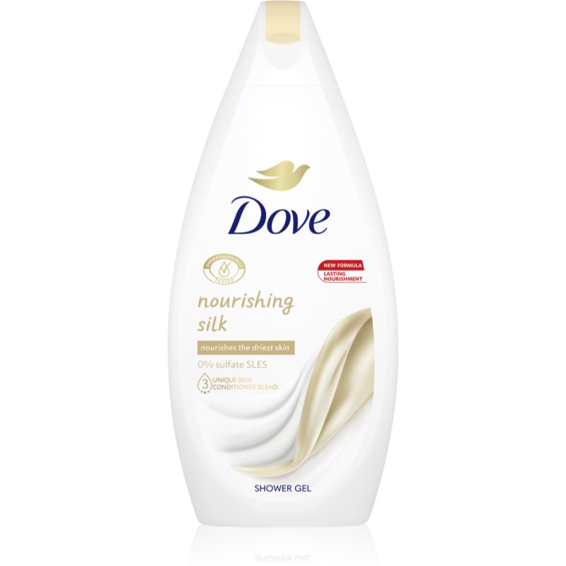 Dove Nourishing Silk поживний гель для душу для ніжної і гладенької шкіри 450 мл