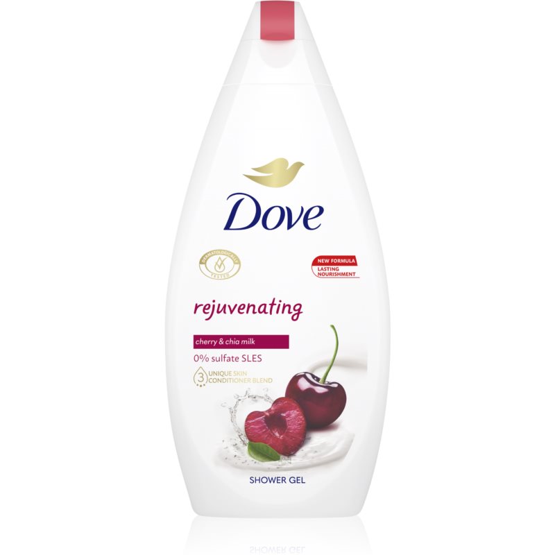 Dove Rejuvenating кремовий гель для душу Cherry & Chia Milk 450 мл