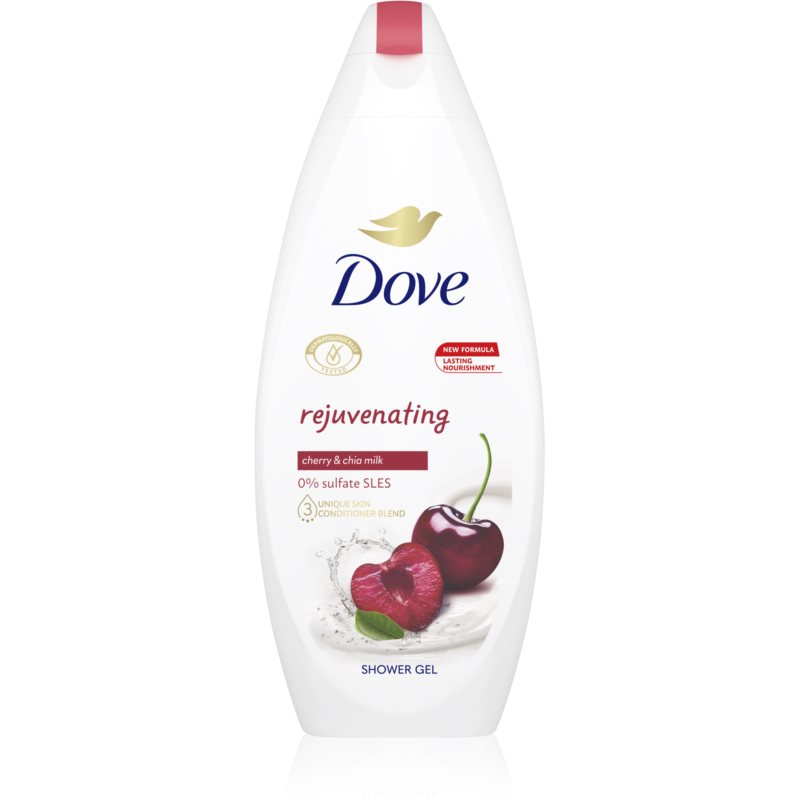 Dove Rejuvenating Cherry & Chia Milk 250 ml sprchovací gél pre ženy