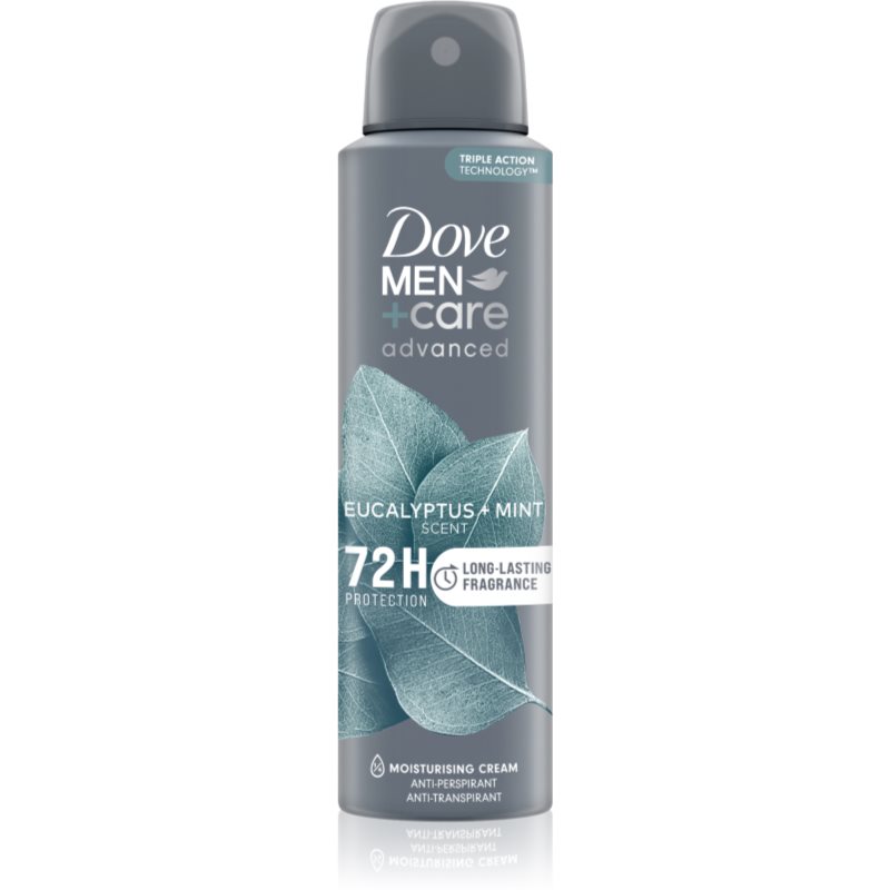 Dove Men+Care Advanced antiperspirant v pršilu 72 ur Eucalyptus & Mint 150 ml