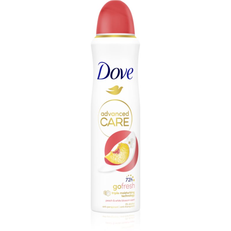 Dove Advanced Care Antiperspirant izzadásgátló spray 72 óra Peach & White Blossom 150 ml
