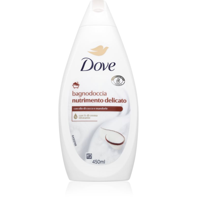 Dove Delicate Brus og badegel 450 ml