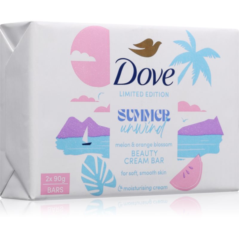 Dove Summer Unwind creamy tablet for washing 2x90 g