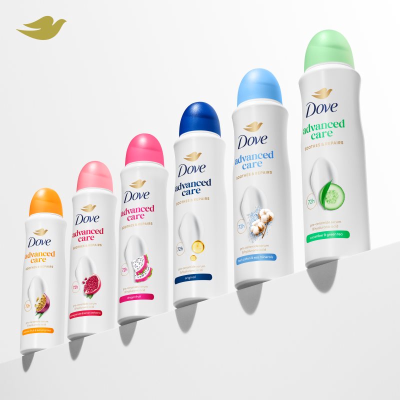 Dove Advanced Care Fresh Cotton and Sea Minerals deodorant sprej 150 ml (obrázek 3)